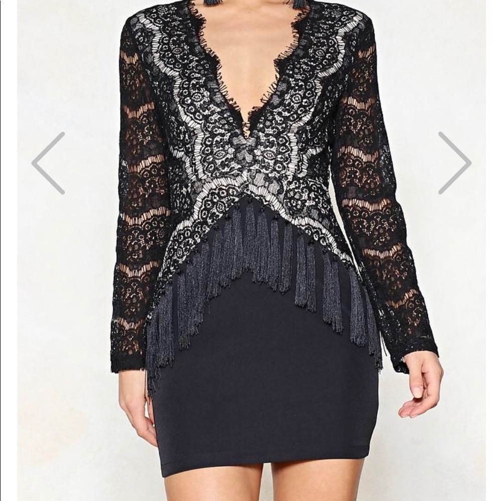 Tassel dress open to negotiate